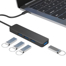 Slim External USB 3.0 Hubs 5 Gbit / s Super Geschwindigkeit